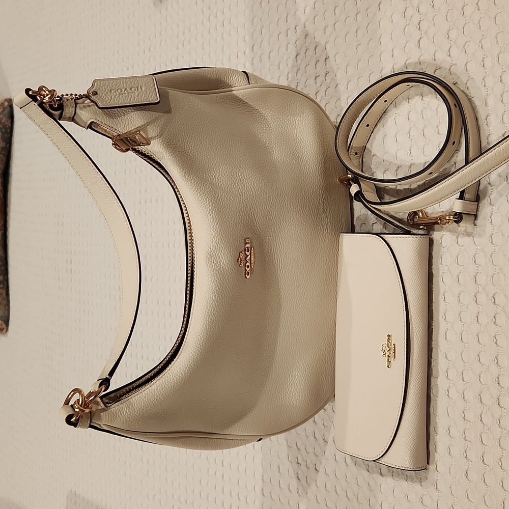 Off white Coach purse